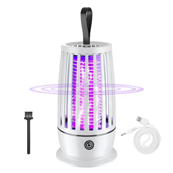 Rechargeable Bug Zapper for Indoor & Outdoor Use – 3000V Electric Mosquito & Fly Killer Lamp