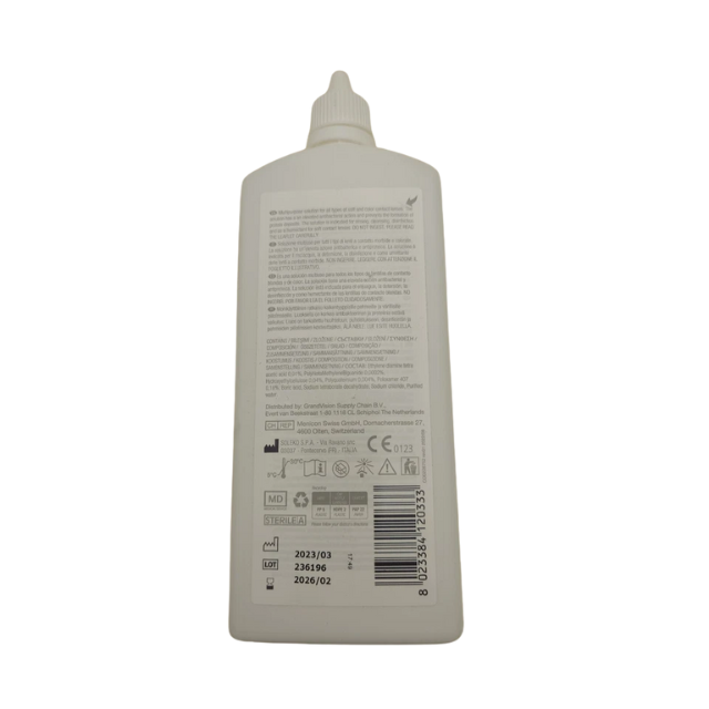 iWear Purge All-in-1 Contact Lens Solution – 250ml Multi-Purpose Cleaner