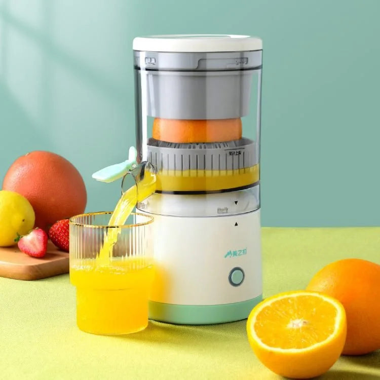 Portable Wireless Slow Juicer – USB Rechargeable Automatic Citrus Juicer for Oranges, Lemons & Limes with Juice Separator