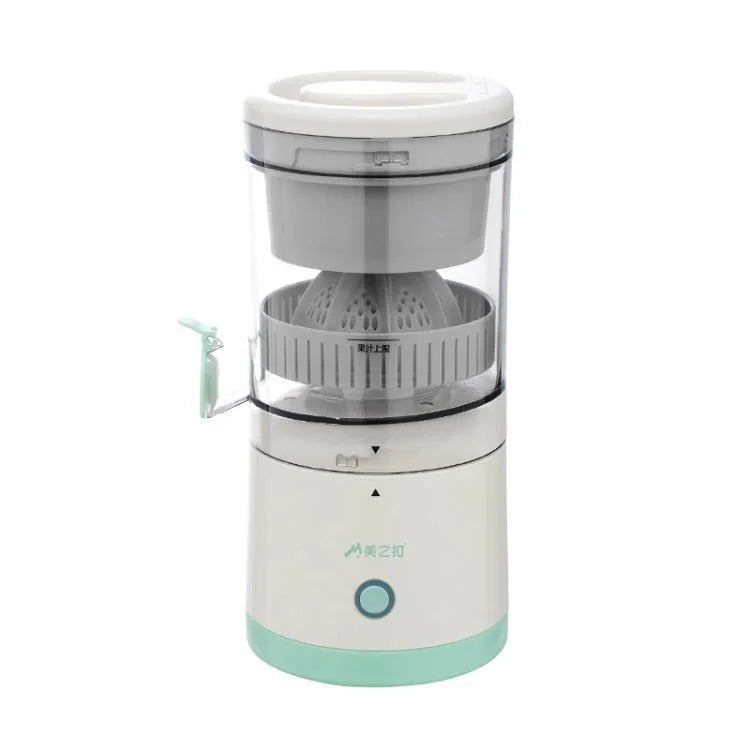 Portable Wireless Slow Juicer – USB Rechargeable Automatic Citrus Juicer for Oranges, Lemons & Limes with Juice Separator