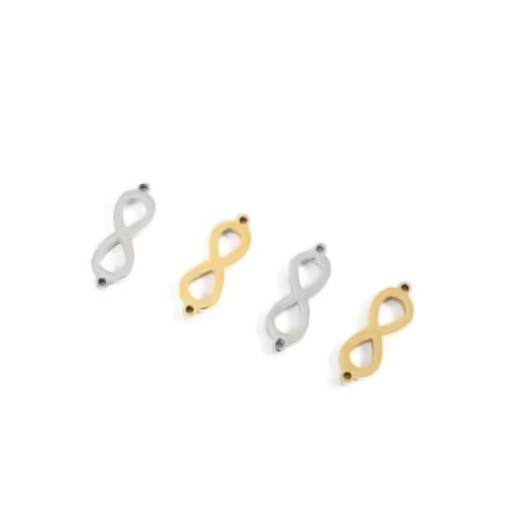 Bracelet Infinity en acier inoxydable pour femme (EGBT385)