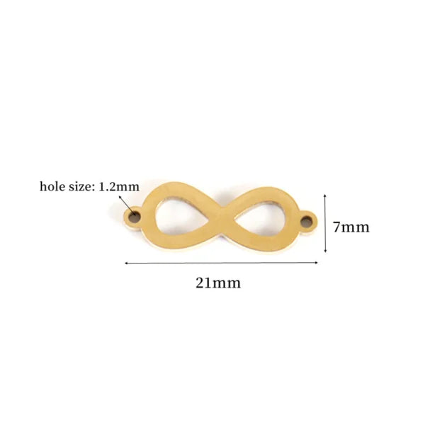 Bracelet Infinity en acier inoxydable pour femme (EGBT385)