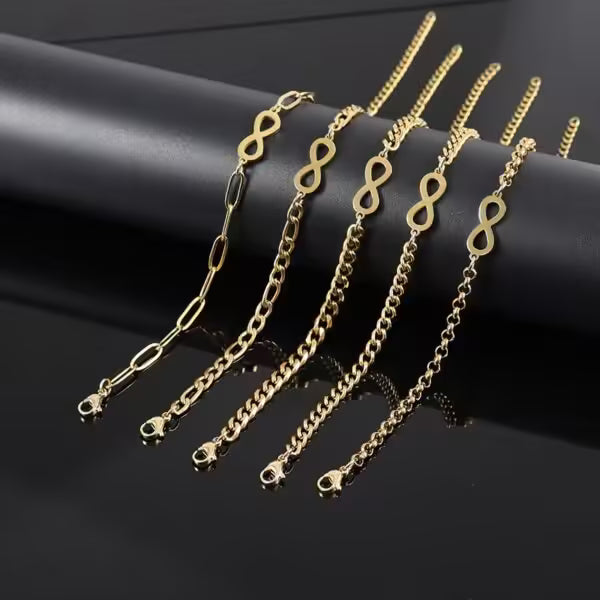 Infinity Stainless Steel Women Bracelet (EGBT385)