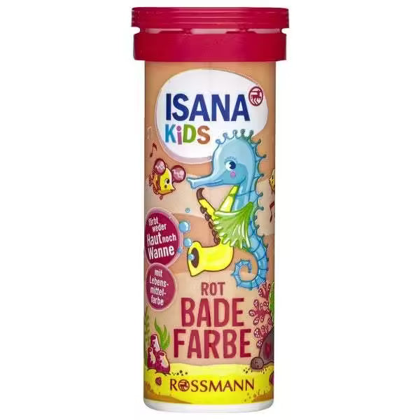 ISANA KiDS Bath water color red 42 g