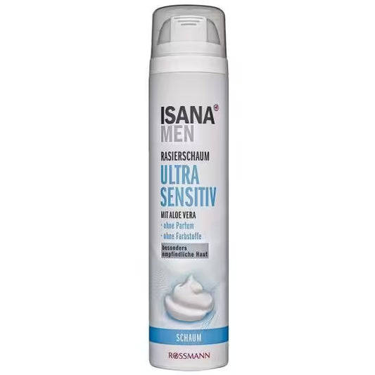 رغوة حلاقة ISANA MEN فائقة الحساسية 300 مل 