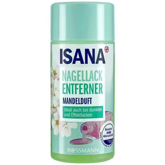 ISANA Nail polish remover almond scent 125 ml