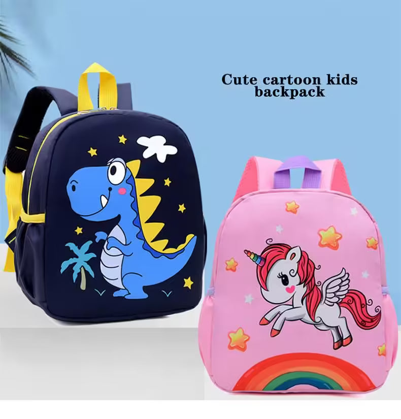 Sac d'école imperméable pour enfants à motif kawaii (EGB082)