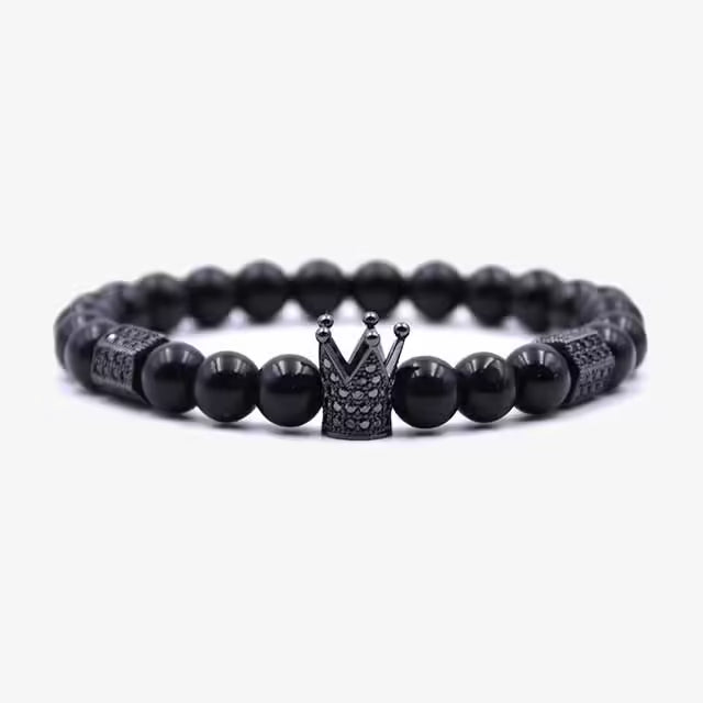 Bracelet de perles Couronne de roi (EGBT033) 