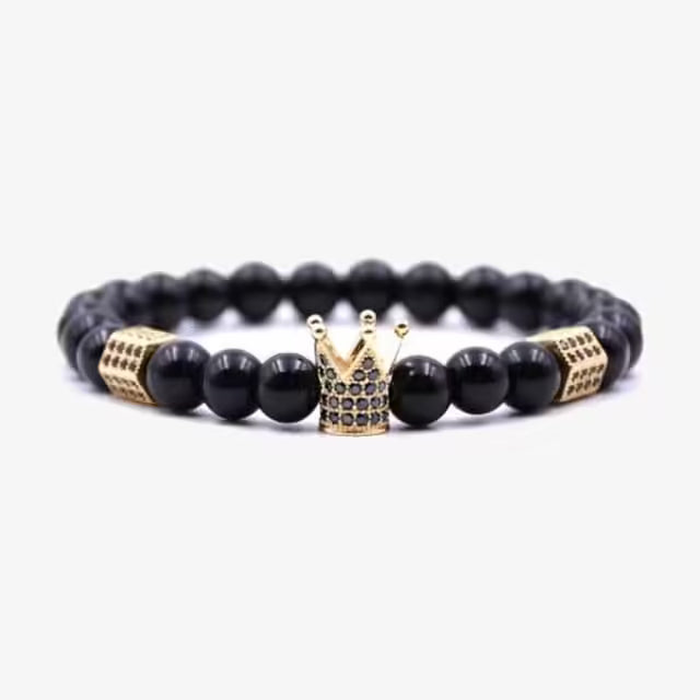 Bracelet de perles Couronne de roi (EGBT033) 