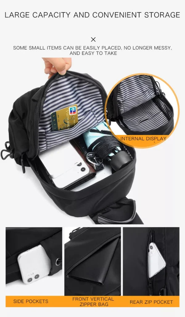 large capacity chest bag gallery img 2
