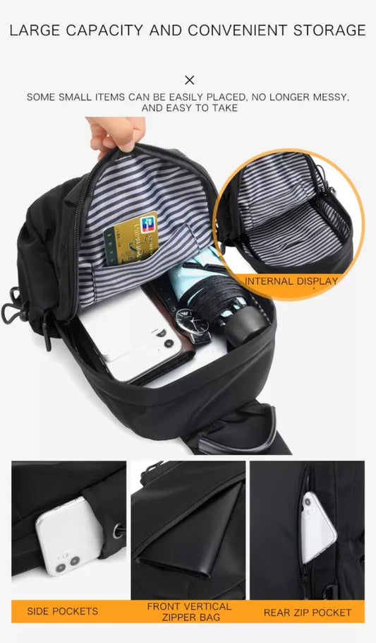 large capacity chest bag gallery img 2