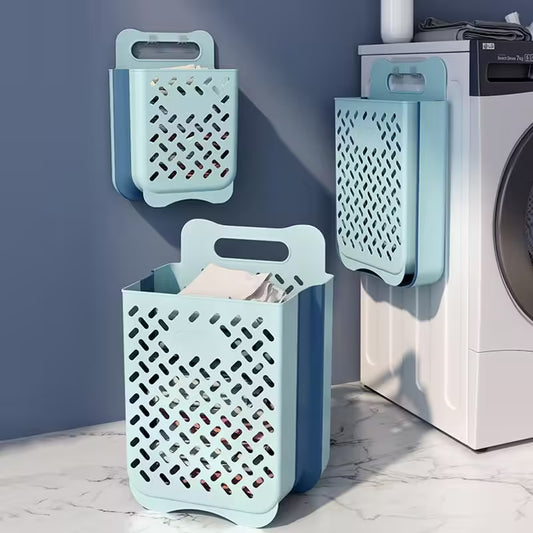 Large Portable Wall Hanger Laundry Basket