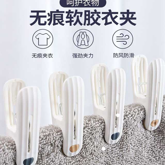 12Pcs Large Windproof Clothes Pegs for Quilts & Laundry - Durable Cotton Quilt Hangers & Household Clothespins for Strong Fixing & Organization