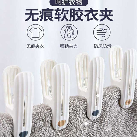 12Pcs Large Windproof Clothes Pegs for Quilts & Laundry - Durable Cotton Quilt Hangers & Household Clothespins for Strong Fixing & Organization