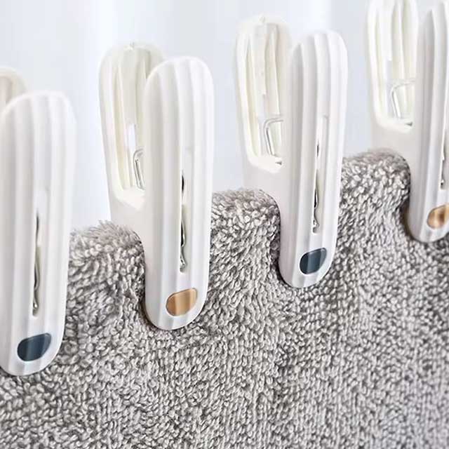 12Pcs Large Windproof Clothes Pegs for Quilts & Laundry - Durable Cotton Quilt Hangers & Household Clothespins for Strong Fixing & Organization