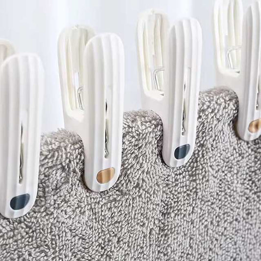 12Pcs Large Windproof Clothes Pegs for Quilts & Laundry - Durable Cotton Quilt Hangers & Household Clothespins for Strong Fixing & Organization