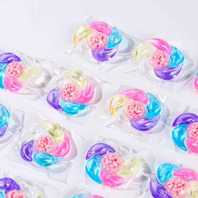 30PCS 6-in-1 Laundry Beads – Rose Fragrance Detergent Capsules for Washing Machine, Softens Clothing & Diffuses Perfume