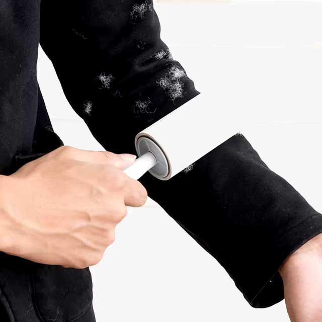 Lint Roller with Refills – Sticky Pet Hair Remover for Clothes, Sofa, Dust & Dog Fur, Replaceable Roll Brush Cleaning Accessory