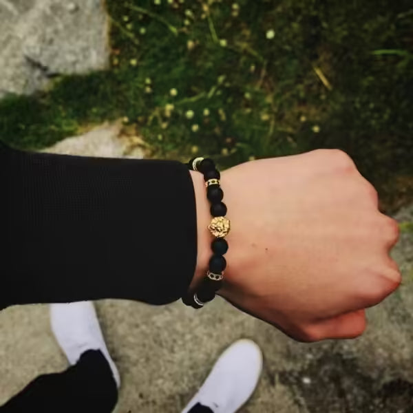 Lion Head Beads Bracelet (EGBT003)