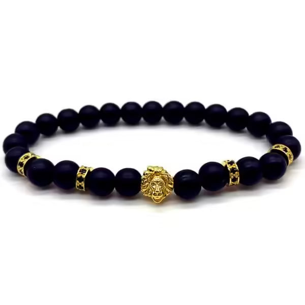 Lion Head Beads Bracelet (EGBT003)
