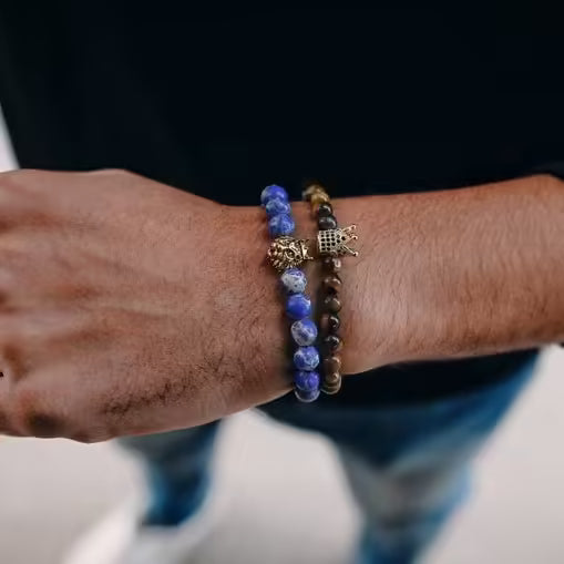 Lion King 8mm Beads Bracelet Set (EGBT174)