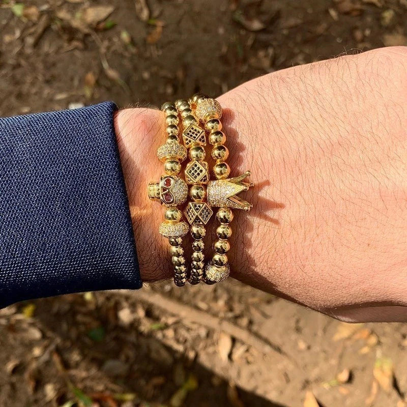 luxury 3 pcs bracelet size adjustable set egbt383 featured img