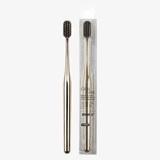 Luxury Soft Toothbrush for Men & Women – Gold & Silver Dental Brushes, Elegant Gentle Adult Toothbrushes, Perfect for Drop Shipping