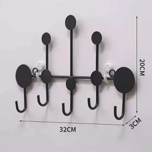 Luxury Wall-Mounted Coat Hooks – Iron Clothes Rack & Key Storage Holder – Home Decoration for Fitting Room, Entryway & Hallway