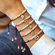 Bracelet femme en perles de macramé (EGBT294)