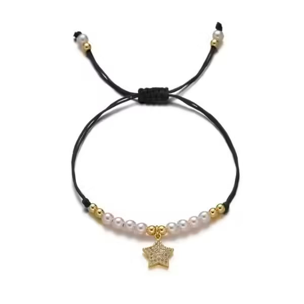 Bracelet femme en perles de macramé (EGBT294)