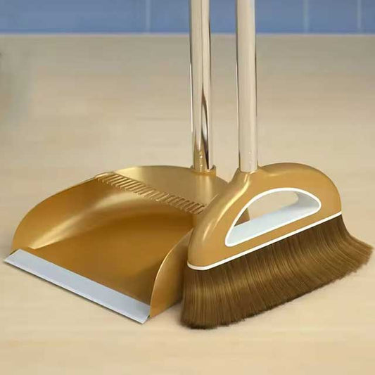 Magic Broom and Plastic Dustpan Set – Multifunctional Sweeper Wiper for Efficient Floor Cleaning, Home Dusting Tools