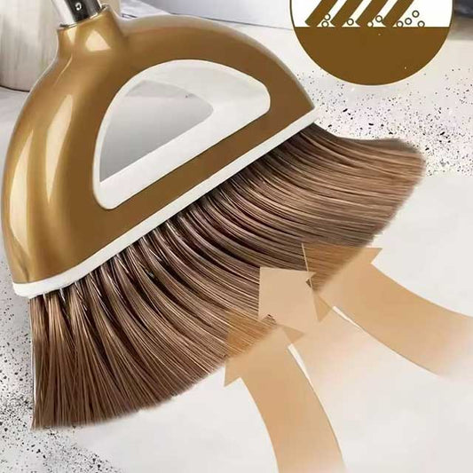 Magic Broom and Plastic Dustpan Set – Multifunctional Sweeper Wiper for Efficient Floor Cleaning, Home Dusting Tools