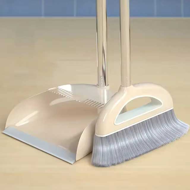 Magic Broom and Plastic Dustpan Set – Multifunctional Sweeper Wiper for Efficient Floor Cleaning, Home Dusting Tools