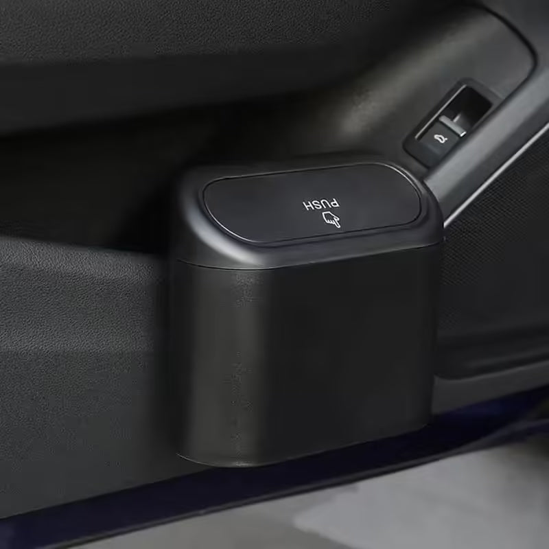 صندوق تخزين سيارة محمول بالجملة وصندوق قمامة مع غطاء وصندوق قمامة متنقل بلاستيكي مقاوم للماء 