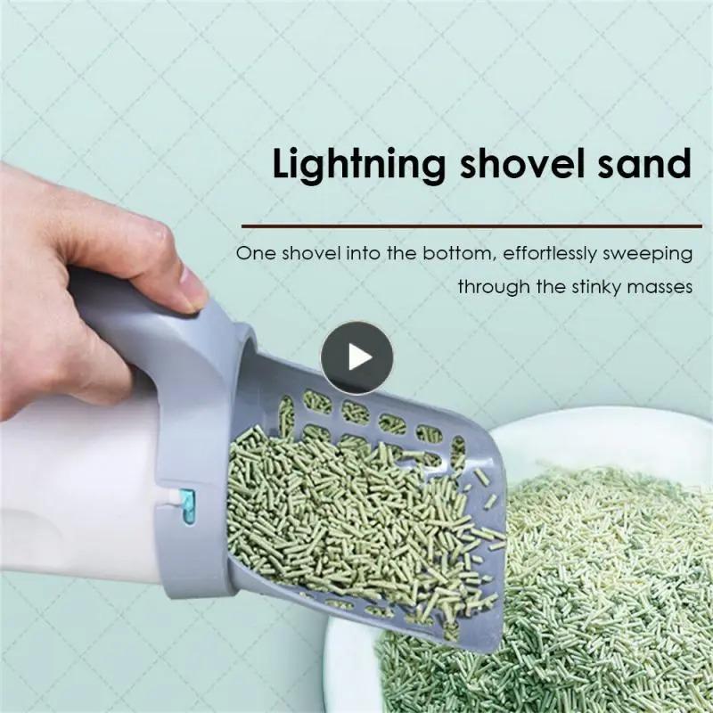 Grey Self-cleaning Cat Litter Scoop