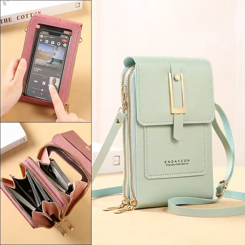 Touch Screen Cell Phone Bag for Women – Soft Leather Wallets & Crossbody Handbags | Small Purses & Affordable Women's Bags