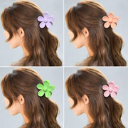 New Korea Flower Shape Hair Claw Clips Candy Color Crab Hair Claws for Women Ponytail Holders & Hairpins | Ladies Headwear Accessories