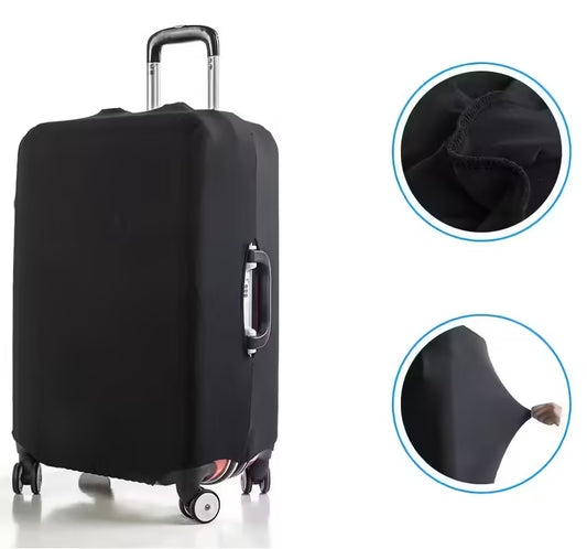 Housse de valise extensible en tissu – Protection anti-poussière et pour bagages de 45 à 70 cm | Organisateur de voyage 