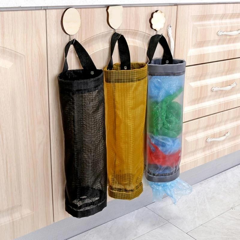 حقيبة تخزين أكياس القمامة المثبتة في جميع أنحاء المطبخ