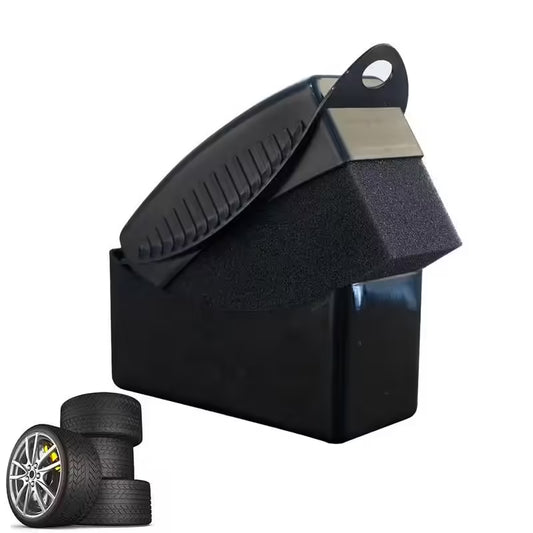 Car Tire Waxing & Polishing Sponge Detailing Pad for Tire, Wheel Rim, and Trim Cleaning & Shine