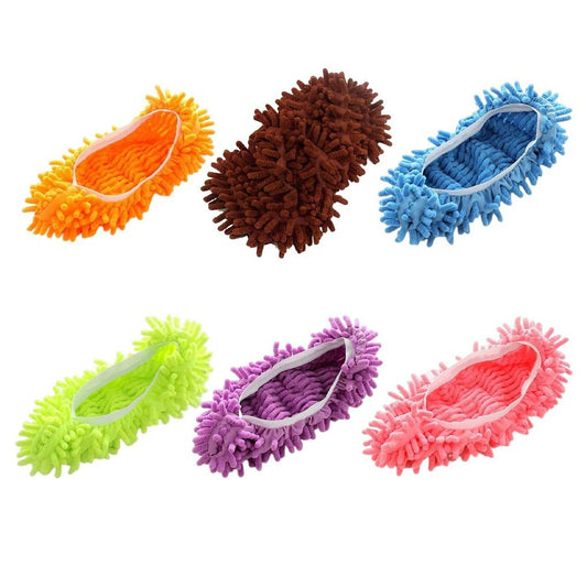 Surchaussures en chenille pour le nettoyage des sols, surchaussures faciles à vivre