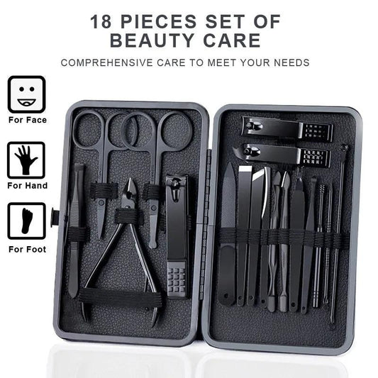 18pcs Manicure Cutters Nail Clipper Set