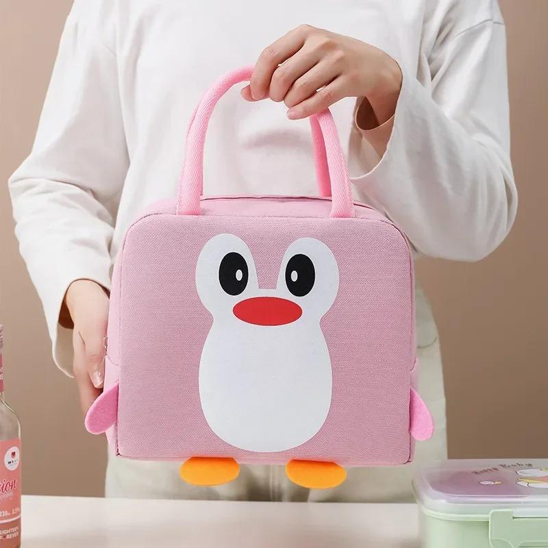 Kawaii Cartoon Portable Insulated Thermal Picnic Food Thickened Lunch Bag (EGB239)
