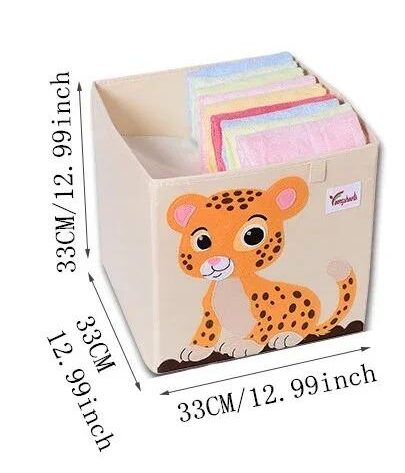 Animals Folding Kid Storage Box & Toys Organizer
