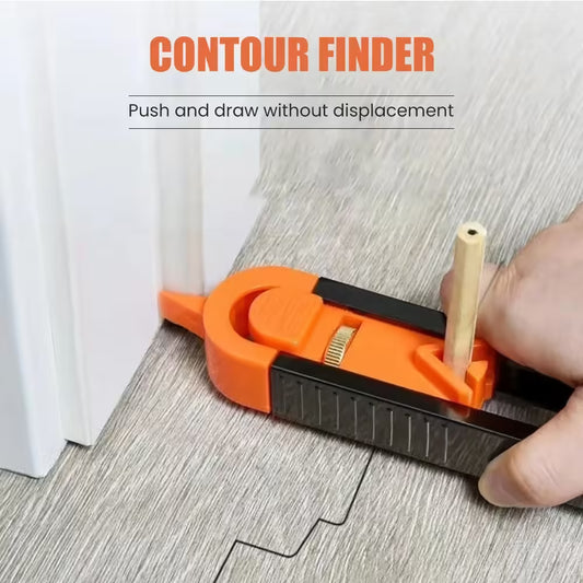 Gabarit de mesure simple pour le travail du bois – Outil de prise de forme pour les mesures de cambrure irrégulières