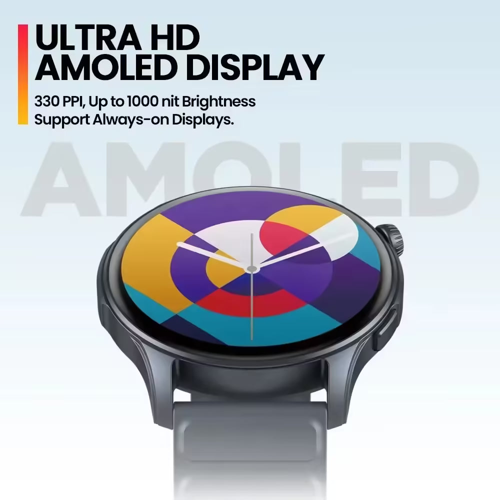 [World Premiere] Zeblaze Btalk 3 Pro Smart Watch - AMOLED Display, Hi-Fi Bluetooth Calls, Health & Fitness Tracking - Stylish & Functional