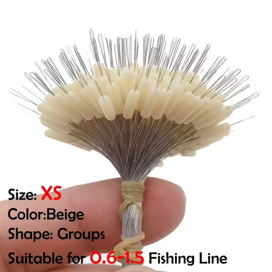 300 butées ovales en silicone pour flotteurs de pêche | Butées anti-accrochage