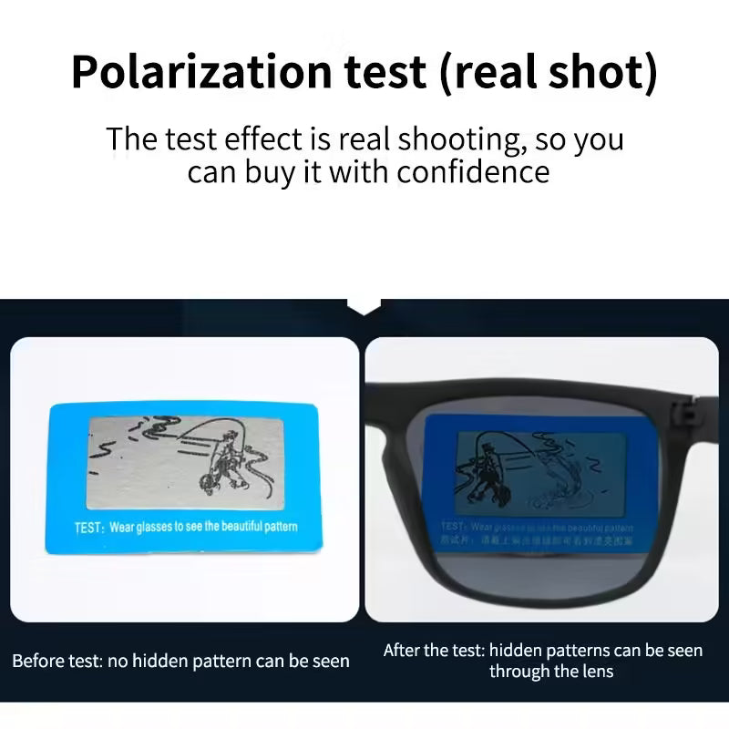 Men's Polarized UV400 Sunglasses Outdoor Sports Eyewear for Road and Mountain Biking, New Style Cycling Goggles