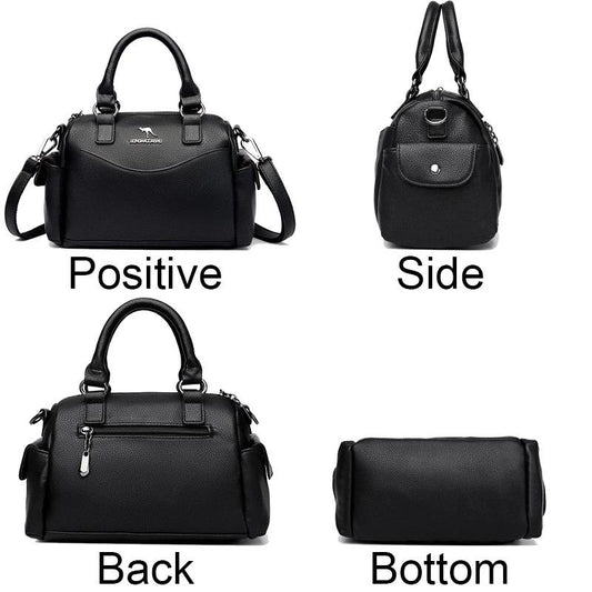 Women's Classic Black Shoulder Bag (EGB229)