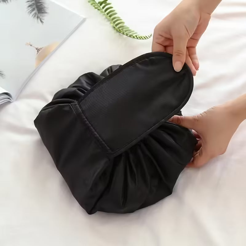 Trousse de toilette à cordon pour femme, idéale pour les voyages | Organisateur de maquillage portable et imperméable 